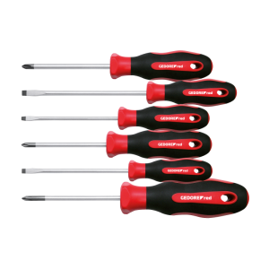 Комплект отвертки 2К дръжка PH+SL 6части GEDORE RED