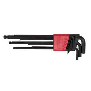 К-т шестограми Г-образни, удължени 1.5-10mm 9части GEDORE RED