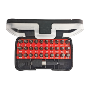 К-т битове 1/4 SL+PH+PZ+TX+ hex. 32части GEDORE RED