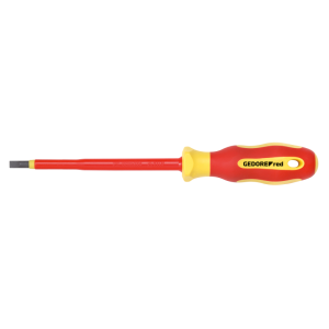 Изолирана отвертка права VDE GEDORE RED
