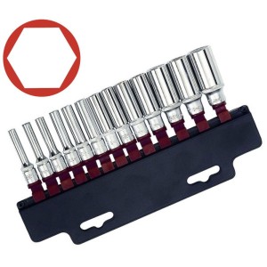 Вложки 1/4" удължени (4-14mm) комплект 13 бр./ 2138-5 FORCE