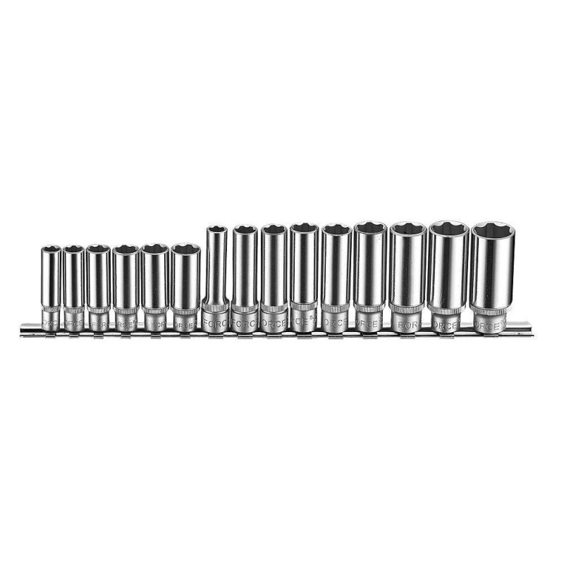 Вложки 1/4"-3/8" удължени комплект 15бр./ 3151-5 FORCE