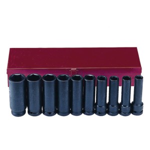 Вложки 1/2" удължени ударни (11-24mm) комплект 10 бр./ 4107 FORCE