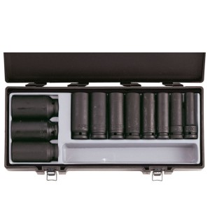 Вложки 1/2" удължени ударни (12-32mm) комплект 11 бр./ 4119 FORCE