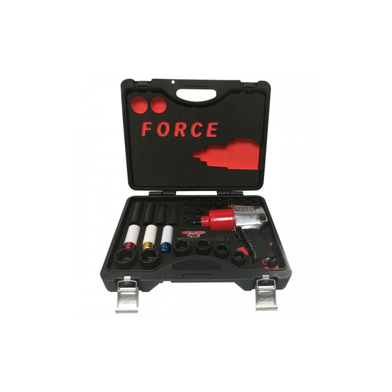 Пневматичен гайковерт 1/2" 814N-M с вложки комплект 29 части/ 4293 FORCE