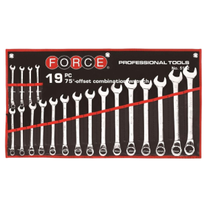 Ключове звездогаечни 75⁰ комплект 19 бр./ 5192 FORCE