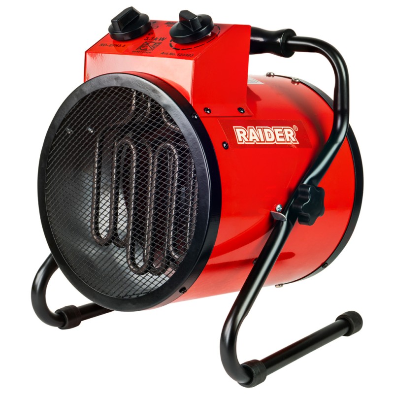 Калорифер електрически 3.3kW RD-EFH3.3 Raider