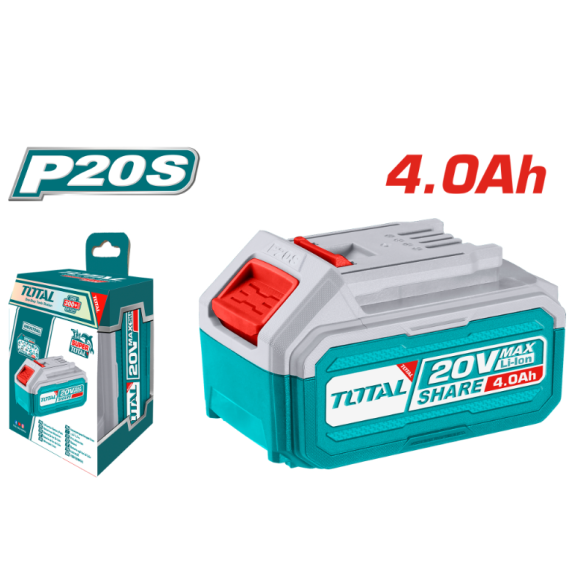 Акумулаторна батерия Li-Ion 20V 4.0 Ah TOTAL 