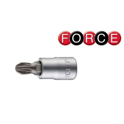 Вложка за гедоре 1/4'' с накрайник кръстат PZ FORCE