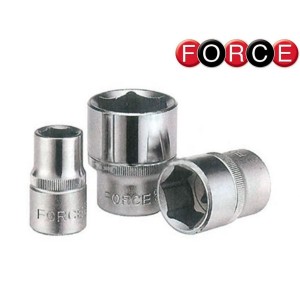 Вложка за гедоре 6-стенна 3/8" къса FORCE