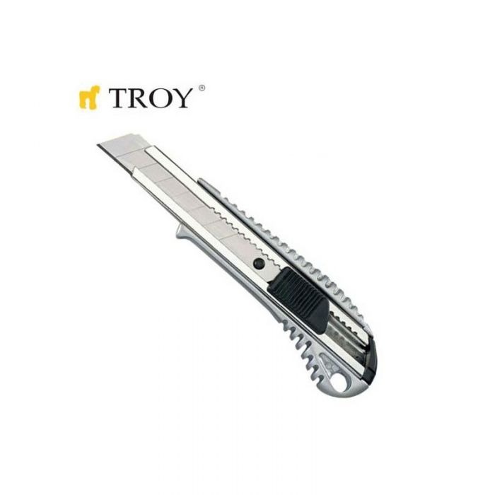 Макетен нож метален 100x18мм Troy