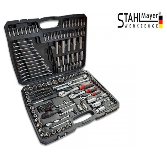 Гедоре 216 части 6-стен и 12-стен 1/4''&3/8''&1/2'' NEW StahlMayer