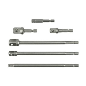 Адаптор за винтоверт от 1/4 HEX на 1/4", 3/8", 1/2" 6бр