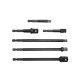 Ударни адаптор за винтоверт 1/4 HEX на 1/4", 3/8", 1/2" 6бр