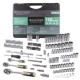 Гедоре 150 части 6-стен 1/4''&3/8''&1/2'' RockForce