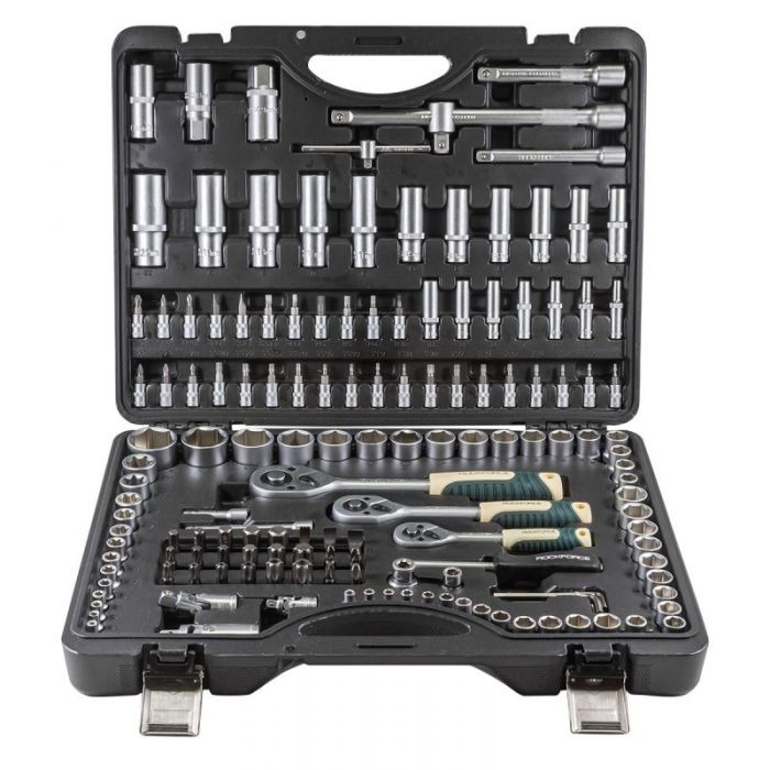 Гедоре 150 части 6-стен 1/4''&3/8''&1/2'' RockForce