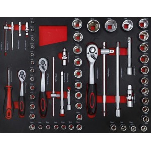 Количка с инструменти 151ч 6 чекмеджета EVERFORCE