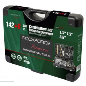 Гедоре 142+6 части 1/2''&1/4'' 4-32мм 6 и 12-стен RockForce