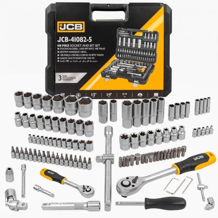 Гедоре 108 части 1/2'' и 1/4'' 41082-5 JCB