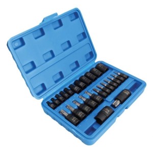 Вложки с накрайник TORX T8-T60 и женска еврейска звезда E4-E20 к-т 25ч
