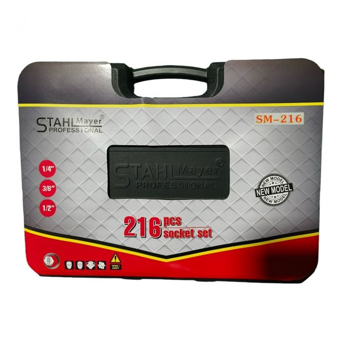 Гедоре 216 части 6-стен и 12-стен 1/4''&3/8''&1/2'' StahlMayer
