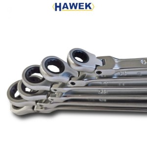 Ключове с тресчотка чупещи удължени 8-19мм HAWEK