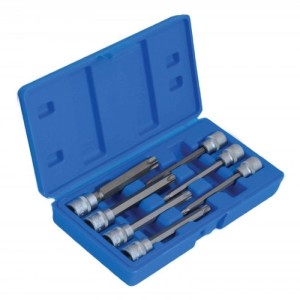 Вложка 3/8" накрайник TORX дълги к-т 7 бр