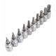 Вложка 3/8" накрайник TORX к-т 10 бр на подложка