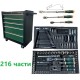 Количка с инструменти 216ч 5чекмеджета ROCKFORCE