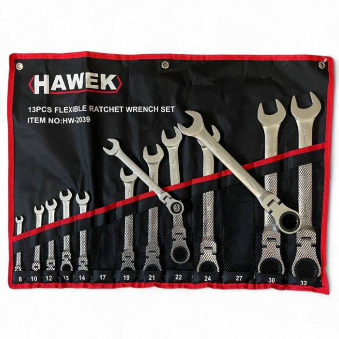 Ключове с тресчотка чупещи 6-32мм HW-2041 HAWEK