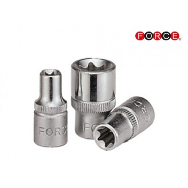 Вложка за гедоре 1/4" женска еврейска звезда къса FORCE    