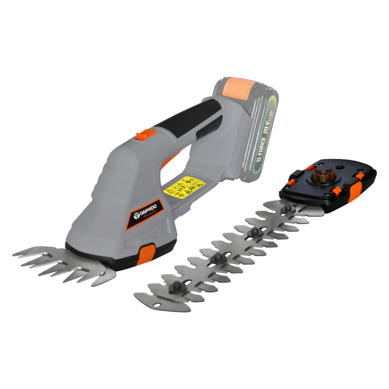 Акумулаторна ножица за трева U-FORCE 20V, Li-ion DAEWOO