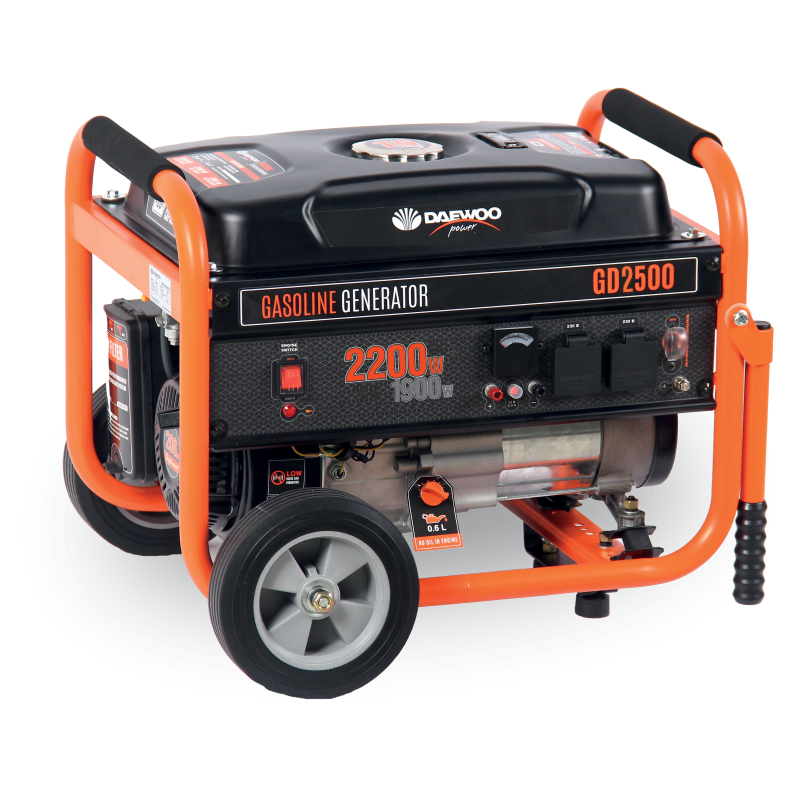 Бензинов генератор max 2200W, 196CC DAEWOO