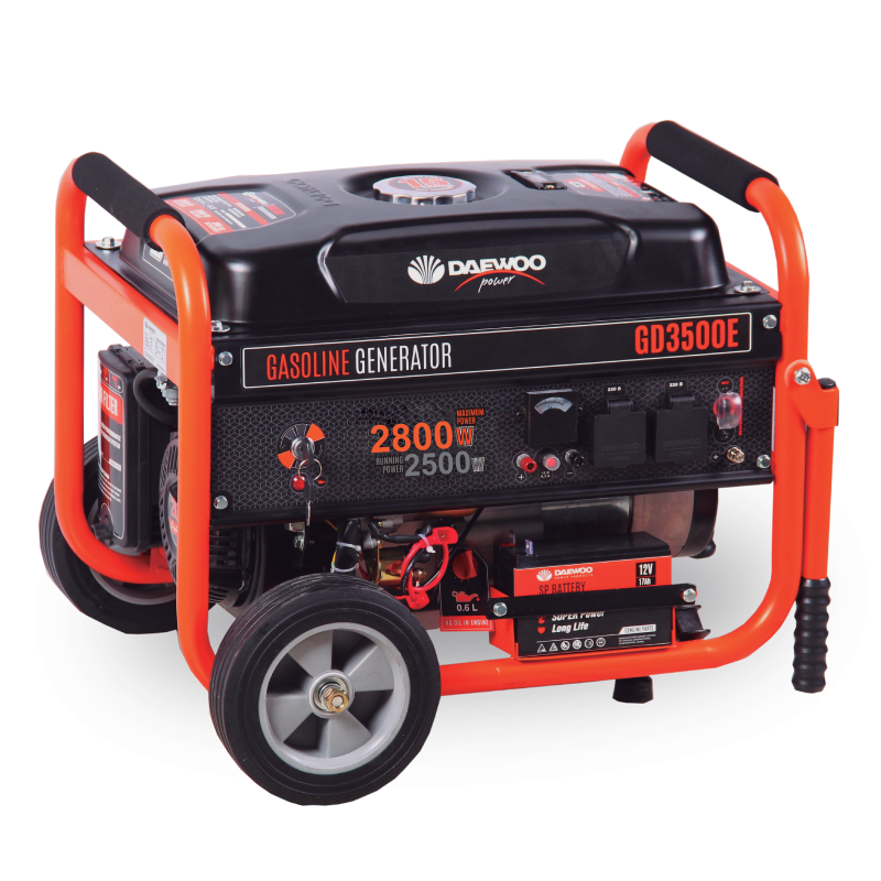 Бензинов генератор max 2800W, 208CC, ел. старт DAEWOO