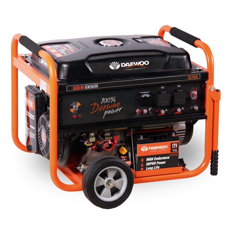 Бензинов генератор max 6500W, 420CC, ел. старт DAEWOO