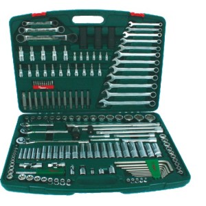 Гедоре 1/4''-3/8''-1/2'' к-т 163ч 12-стен Dura Chr-V Hans Tools