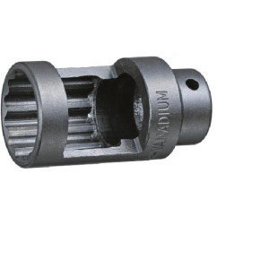 Вложка за дюзи прорязана 1/2''х30мм 12-стен L-78мм Dura Chr-Мо Hans Tools