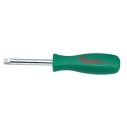 Върток за гедоре 1/4'' ръчен с квадрат на дръжката Dura Chr-V Hans Tools