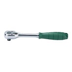 Тресчотка за гедоре 1/4'' с изолация L-150мм 36зъба Dura Chr-V Hans Tools