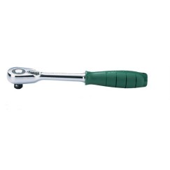 Тресчотка за гедоре 1/4'' с изолация L-145мм 48зъба Dura Chr-V Hans Tools