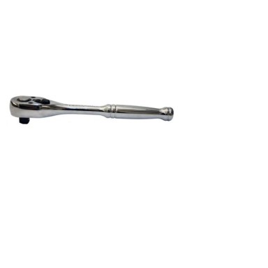 Тресчотка за гедоре 3/8'' никел с бутон L-180мм 36зъба Dura Chr-V Hans Tools