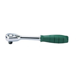 Тресчотка за гедоре 3/8'' с изолация L-195мм 48зъба Dura Chr-V Hans Tools