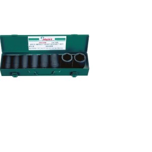 Вложки ударни удължени 3/4'' 8ч 22-38мм Dura Chr-Mo Hans Tools
