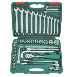 Гедоре 1/2'' к-т 42ч 6-стен с ключове 8-32мм Dura Chr-V Hans Tools