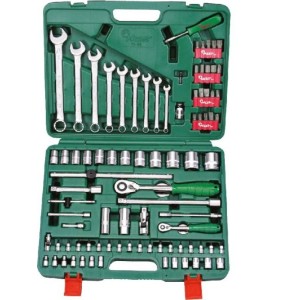 Гедоре 1/4''-1/2'' к-т 89ч 6-стен с ключове 8-22мм Dura Chr-V Hans Tools