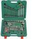 Гедоре 1/4''-1/2'' к-т 124ч 6-стен с ключове и женски еврейски звезди Dura Chr-V Hans Tools