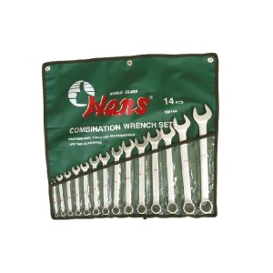Ключове звездогаечни инчови 5/16-1-1/4'' к-т 14ч. Dura Chr-V Hans Tools