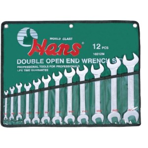 Гаечни ключове 6x7-30x32мм к-т 12ч. Dura Chr-V Hans Tools