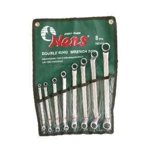 Ключове лули 75˚ 6x7-21x22мм к-т 8ч. Dura Chr-V Hans Tools