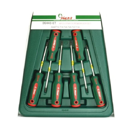 Отвертки еврейска звезда к-т 6ч. Dura Chr-V Hans Tools